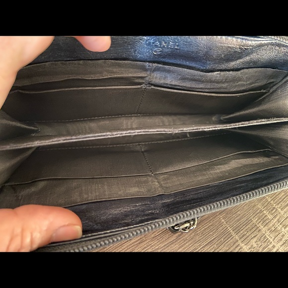 🖤 ⛓ Chanel Timeless Zippy Wallet on a Chain WOC Crossbody - Picture 5 of 11